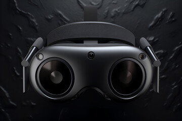 Fototapeta premium Mixed Reality Goggles, Headset, AR, VR, Futuristic Design, Augmented Reality, Virtual Reality