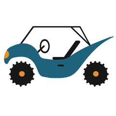 jeep off road car hand drawn vector