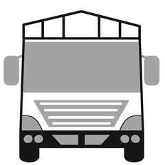  truck childish hand drawn vector element