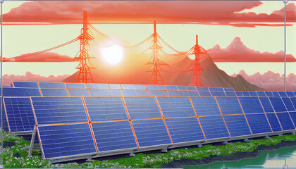 Generative AI solar power station