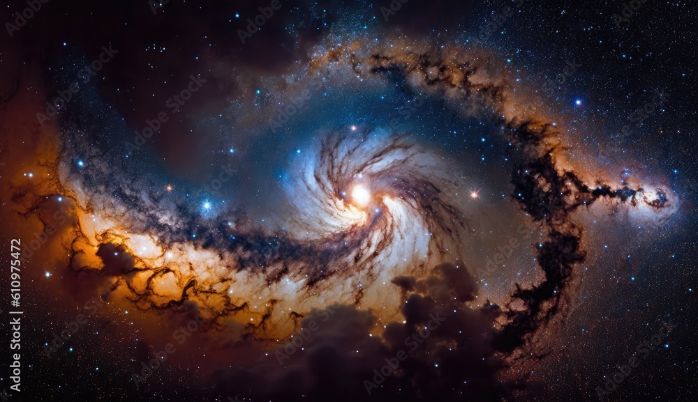 Canvas Prints galaxy in deep space