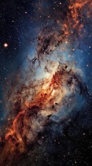 Obraz na płótnie Canvas Galaxy in deep space