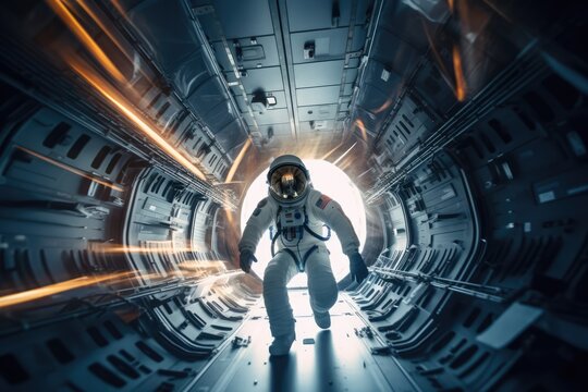 Astronut exploring outer space