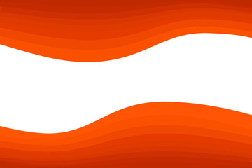 Orange Wave Abstract Background Summer Element Border Frame Curve Wallpaper Presentation Education Business Design Red Layers Gradient Flat Normal Simple Vector