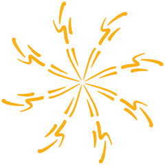 star and spakle shape.