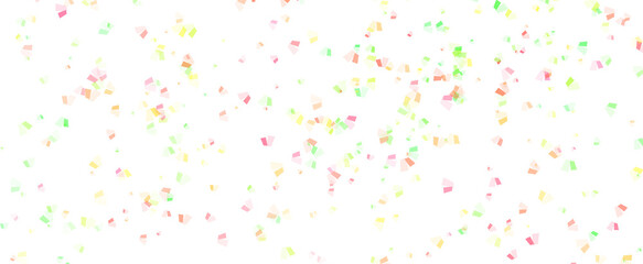 Memphis round confetti festive background in cyan blue, pink and yellow. Childish pattern And Bokeh confetti circles decoration holiday background.