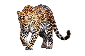 Leopard Transparent Background. Generative AI