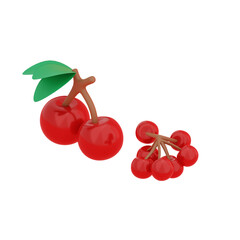 3D Cherry Illustration