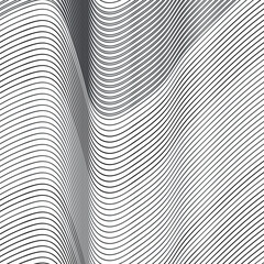 Striped abstraction with a large depression, similar to the bottom of a reservoir.