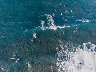 Obraz premium surfers from above