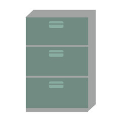 file cabinet hand drawn stationery vector
