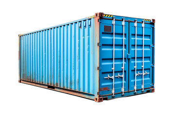 containers on a white background