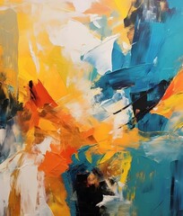 An abstract painting symbolizing the path to self-discovery. Generative AI
