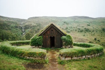 Naklejka premium Viking hut