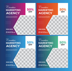 Digital Marketing Social Media Post design template