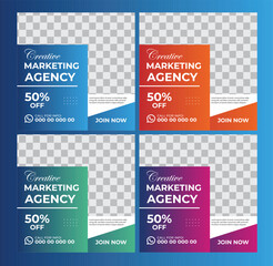 Digital Marketing Social Media Post design template