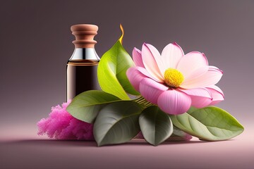 Perfume Aroma Illustration Generative AI