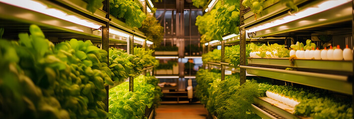 Advanced Smart Garden: Sunlit Greenhouse with Vertical Farming Towers and Nutrient-rich Hydroponics