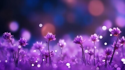 Naklejka premium Soft and dreamy lilac background. Concept of depth and charm. Generative AI