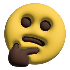 vector emoticon thinking file png