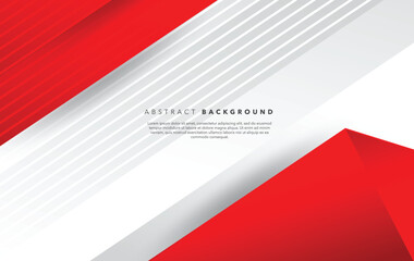 red white modern abstract background design
