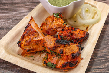 Indian cuisine - tandoori chicken tikka