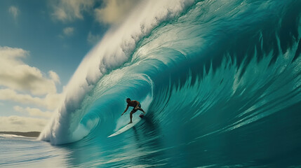 surfing the wave
