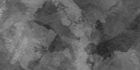 Abstract black and white stained grunge concrete or stone or marble or wall of a surface with various stains, Abstract silver ink effect white watercolor painting background with distressed grunge.