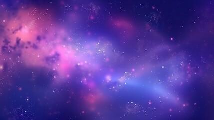 Fototapeta na wymiar Colorful Abstract Background of the Galaxy in Purple and Blue Gradient. Generative AI illustration.