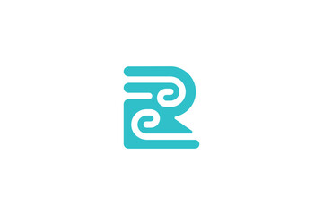 Letter R Logo Design - Lettermark Logo 