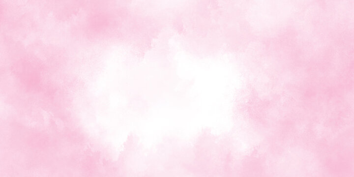 Abstract brush painted sky fantasy pastel pink watercolor background, Decorative soft pink paper texture, Acrylic shiny pink flowing ink grunge texture, soft pink splash abstract pink background.