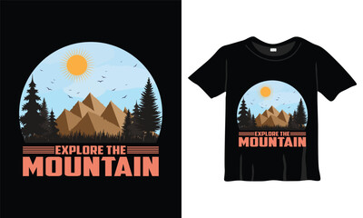 Mountain / Hiking Specials  Fashion T-Shirt Design