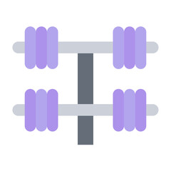 Weight Training Flat Icon