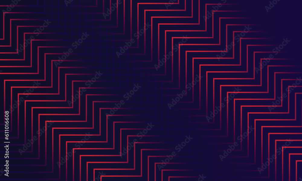 Poster abstract background with labyrinth . line art background .