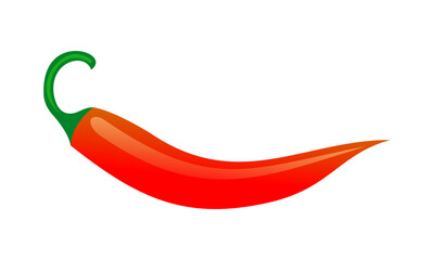 hot chili red pepper logo vector