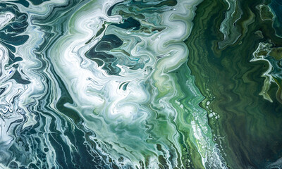 Obraz premium Acrylic Pour Color Liquid marble abstract surfaces Design.
