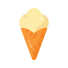 Ice cream cup in modern style, ready to use and download