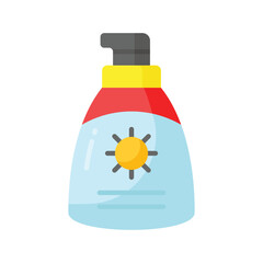 An amazing vector design of sunblock in modern style, premium icon