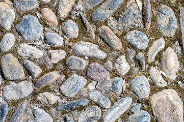Gray stone wall, background series