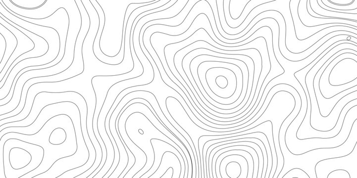 Topographic map background geographic line map with elevation assignments. Modern design with White background with topographic wavy pattern design.paper texture Imitation of a geographical map shades