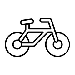 Cycle Thin Line Icon