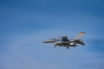 Kampfjet F-16 Fighting Falcon bei Air Defender, Deutschland