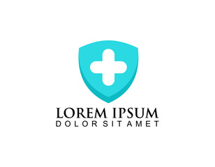 Fototapeta premium MEDICARE LOGO, HEALTHCARE SIMPLE EDITABLE 