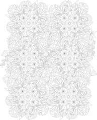 Floral Intricate Mandalas Zentangle Adult Coloring Book Pages Detailed Intricate