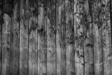 Old wooden planks nailed as wall