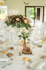 Décoration de table champêtre, mariage campagne