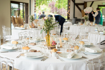 Décoration de table champêtre, mariage campagne