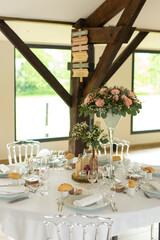 Décoration de table champêtre, mariage campagne