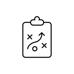 strategy thin line vector icon