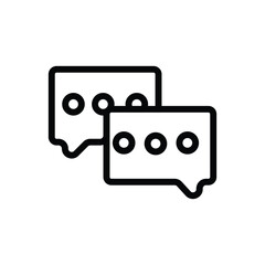 Social Engagement line icon eps10.